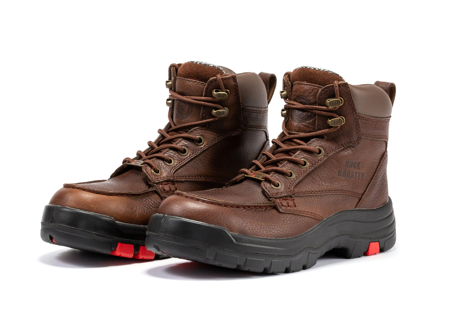ROCKROOSTER Zumbro 6 inch Wide, Soft Toe, Rubber Outsole, EH Protection, ASTM 2892, Work Boots AK371 (8)