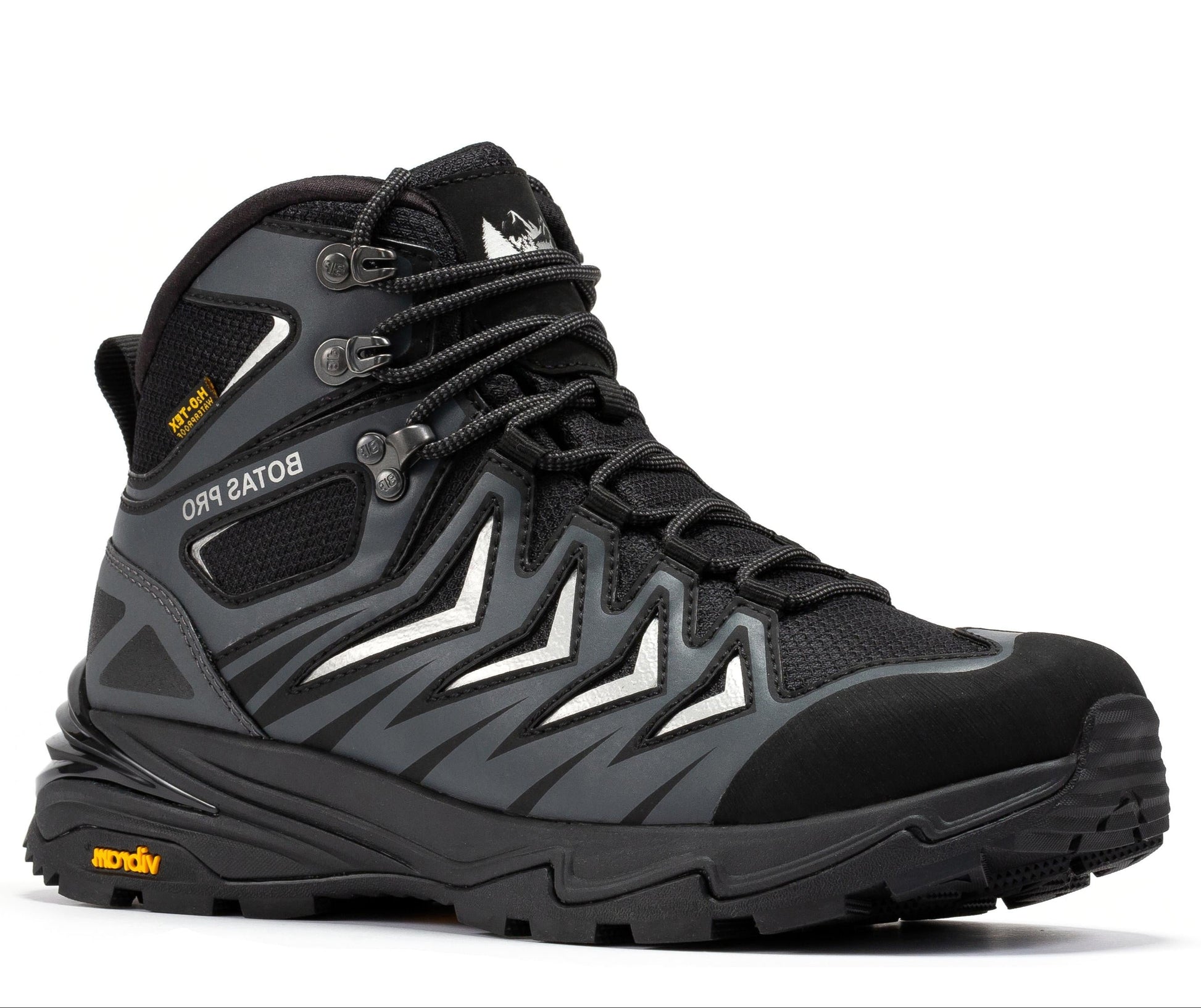 RockRooster Botas Pro Metallic 6 Inch Waterproof Hiking Boots with VIBRAM® Traction Lug Outsole BP22110