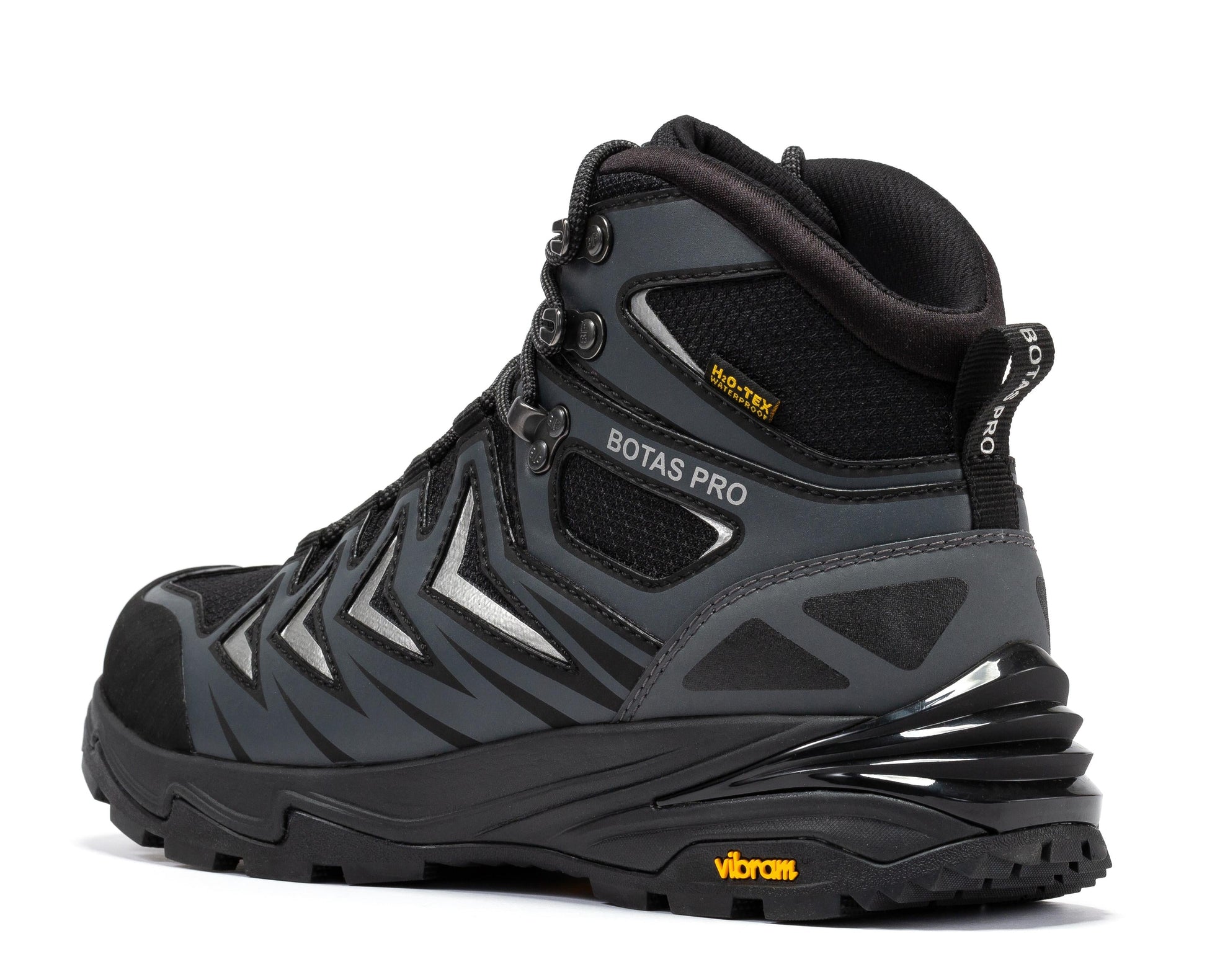 RockRooster Botas Pro Metallic 6 Inch Waterproof Hiking Boots with VIBRAM® Traction Lug Outsole BP22110 (2)