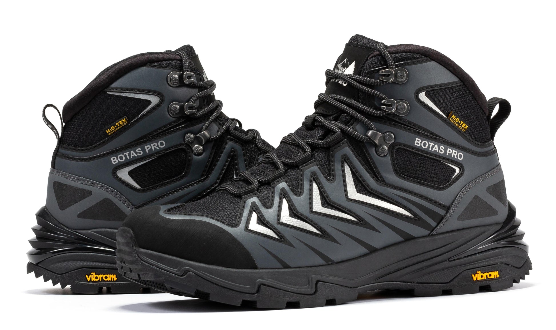 RockRooster Botas Pro Metallic 6 Inch Waterproof Hiking Boots with VIBRAM® Traction Lug Outsole BP22110 (3)