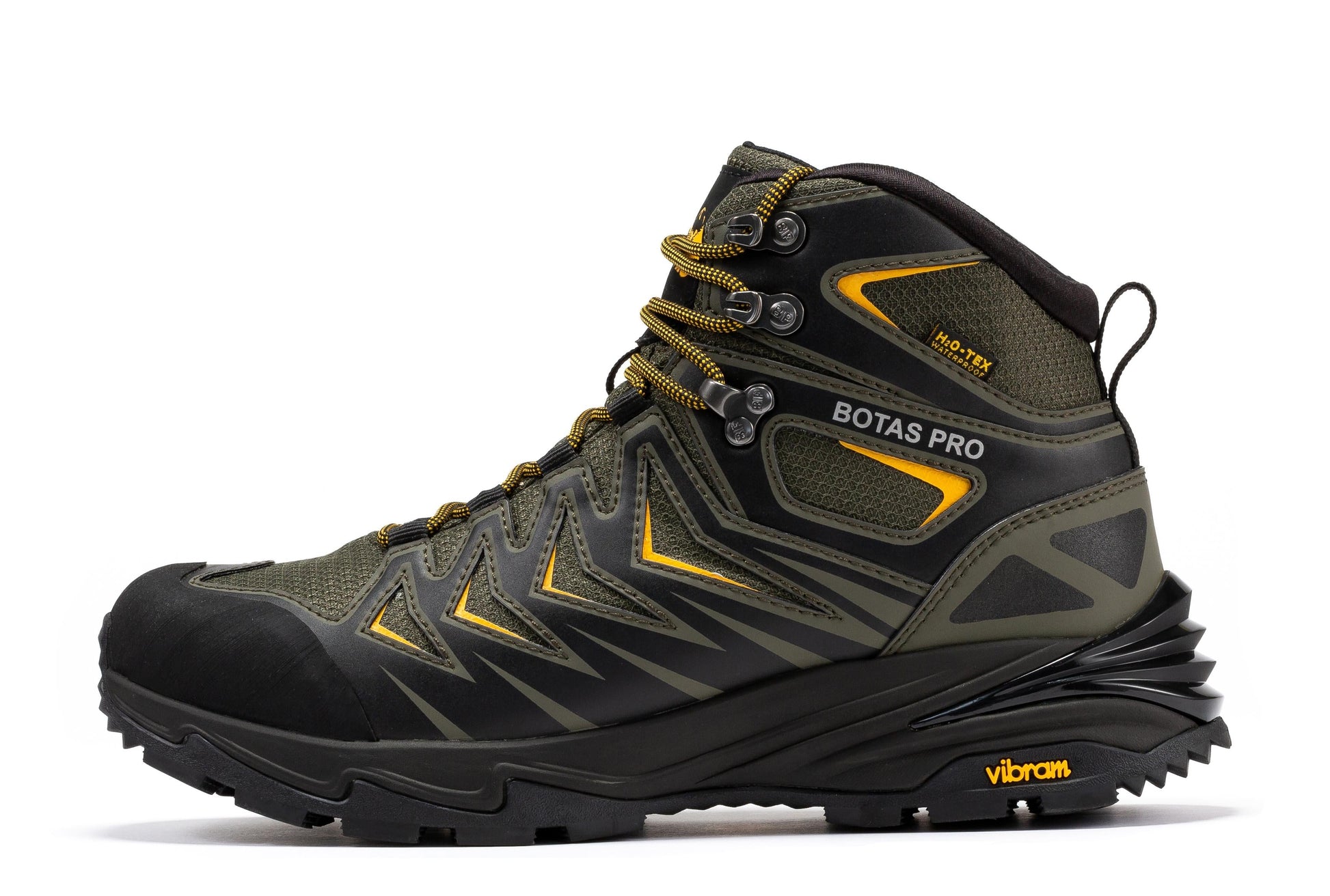 RockRooster Botas Pro Metallic Green 6 Inch Waterproof Hiking Boots with VIBRAM® Traction Lug Outsole BP22111 (3)
