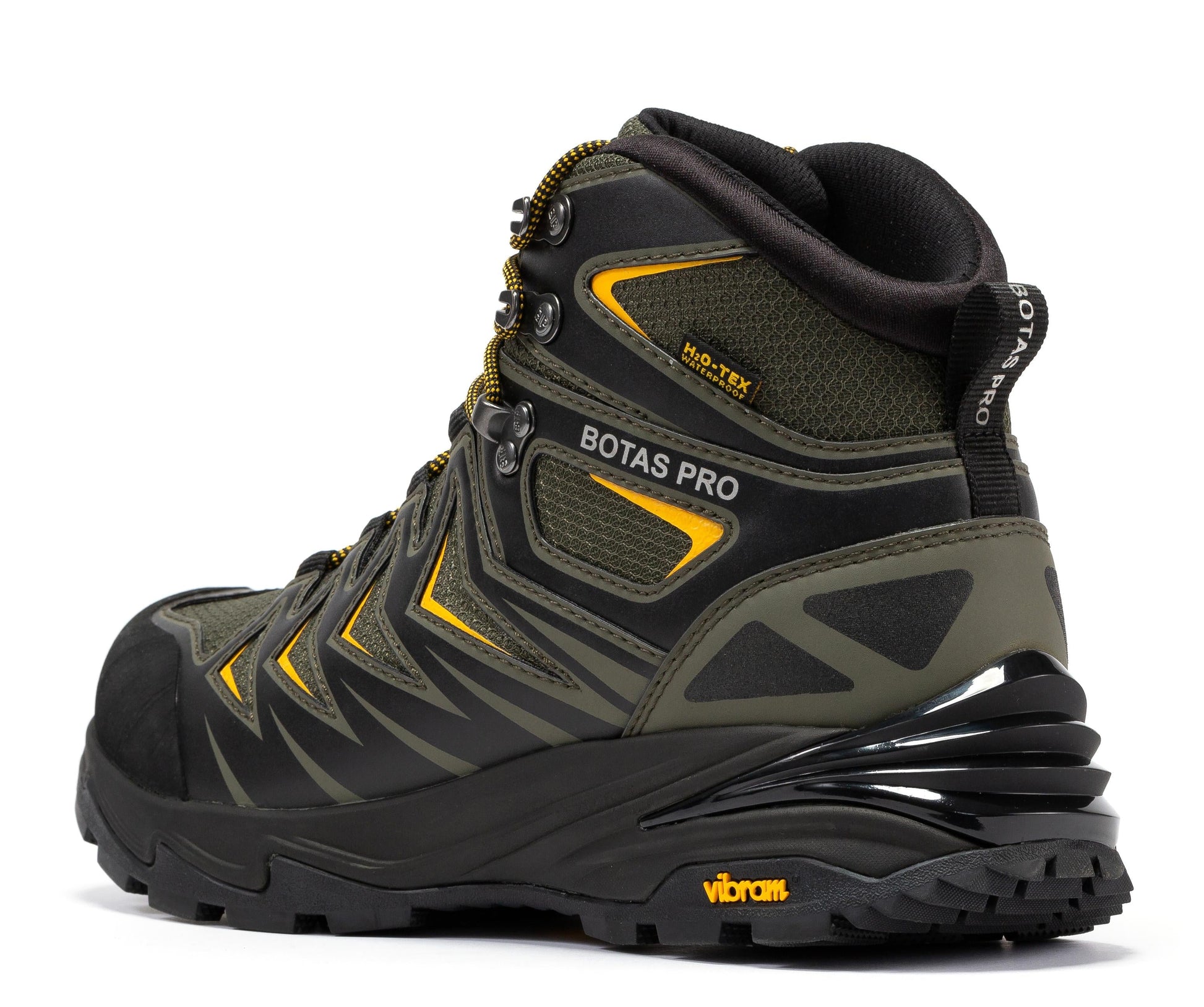 RockRooster Botas Pro Metallic Green 6 Inch Waterproof Hiking Boots with VIBRAM® Traction Lug Outsole BP22111 (2)