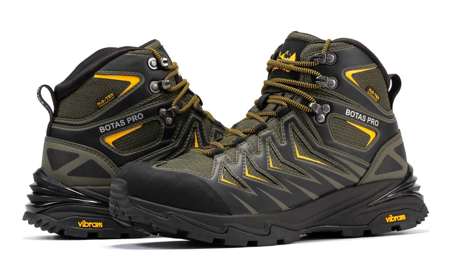 RockRooster Botas Pro Metallic Green 6 Inch Waterproof Hiking Boots with VIBRAM® Traction Lug Outsole BP22111 (4)