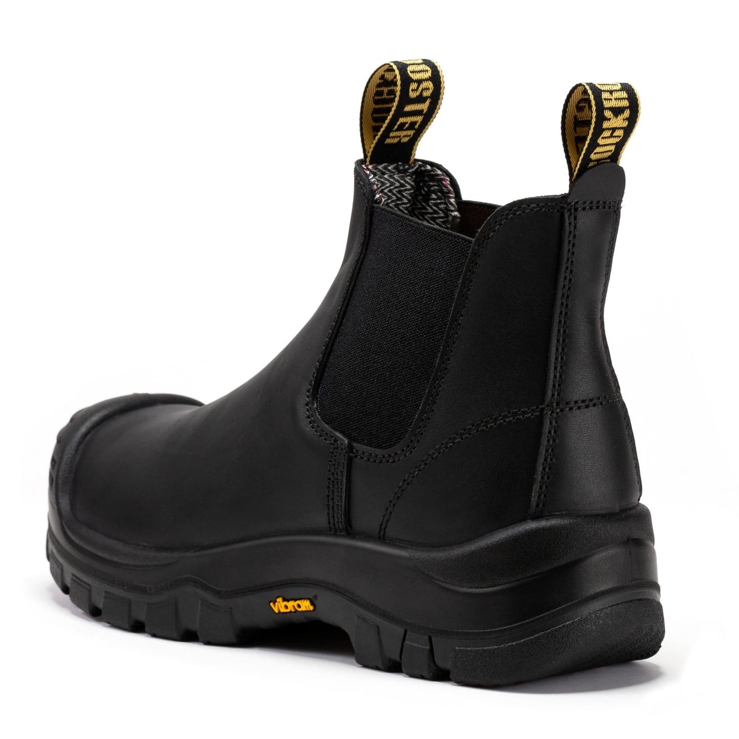ROCKROOSTER Beaufort Men's Black 6 inch Composite Toe Pull-on Leather Work Boots VAK630 (2)