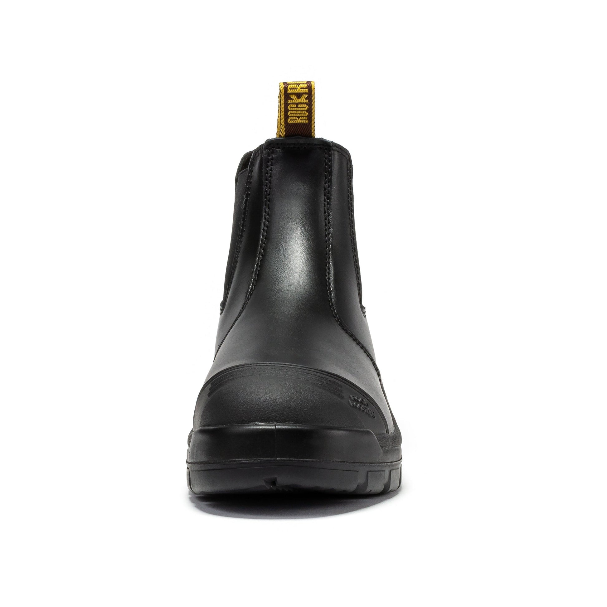 ROCKROOSTER Lumen Black 6 inch Pull on Leather Work Boots AK227NT (5)