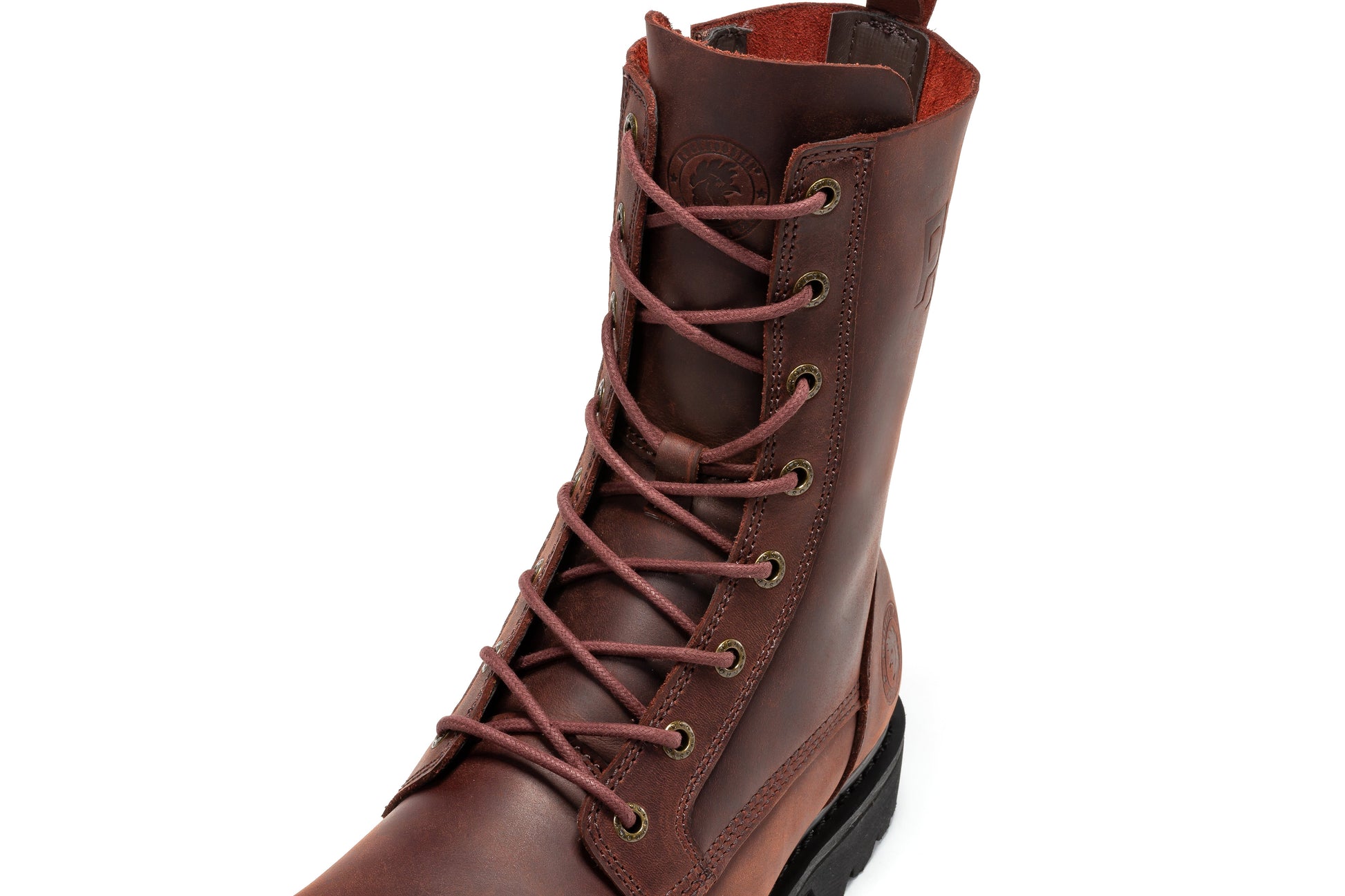 ROCKROOSTER Mantua Men's 8 inch Zip-sided Soft Toe Lug Sole Work Boots SAP130 (8)