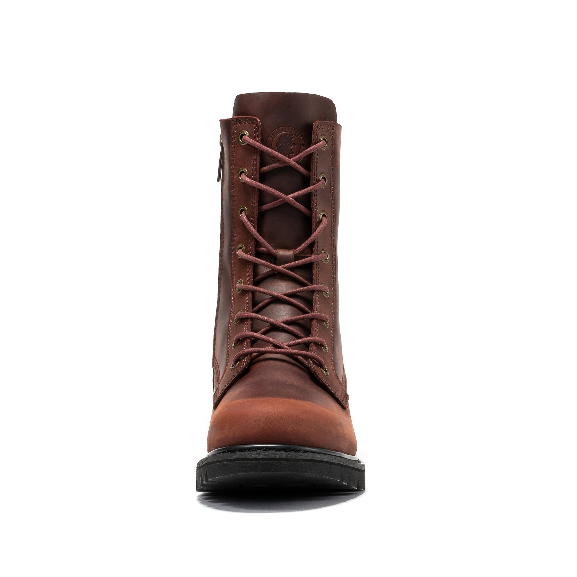 ROCKROOSTER Mantua Men's 8 inch Zip-sided Soft Toe Lug Sole Work Boots SAP130 (4)