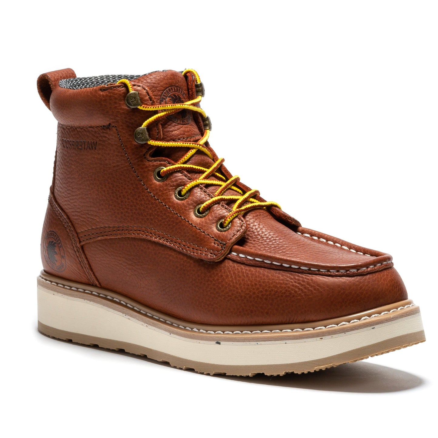 ROCKROOSTER Walker 6 inch Waterproof Wedge Work Boots, Soft toe, Oil Resistant ASTM 2892 with Vibram® Outsole VAP360II (8)