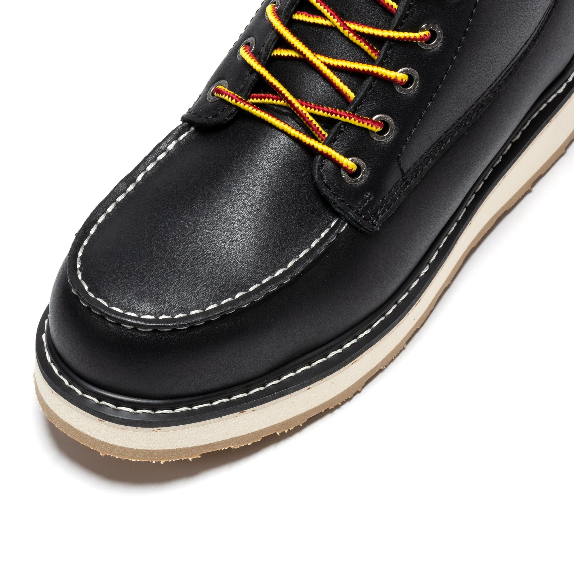 ROCKROOSTER Trinidad Men's 6 inch Black Steel Toe Wedge Work Boots SAP2301 (8)