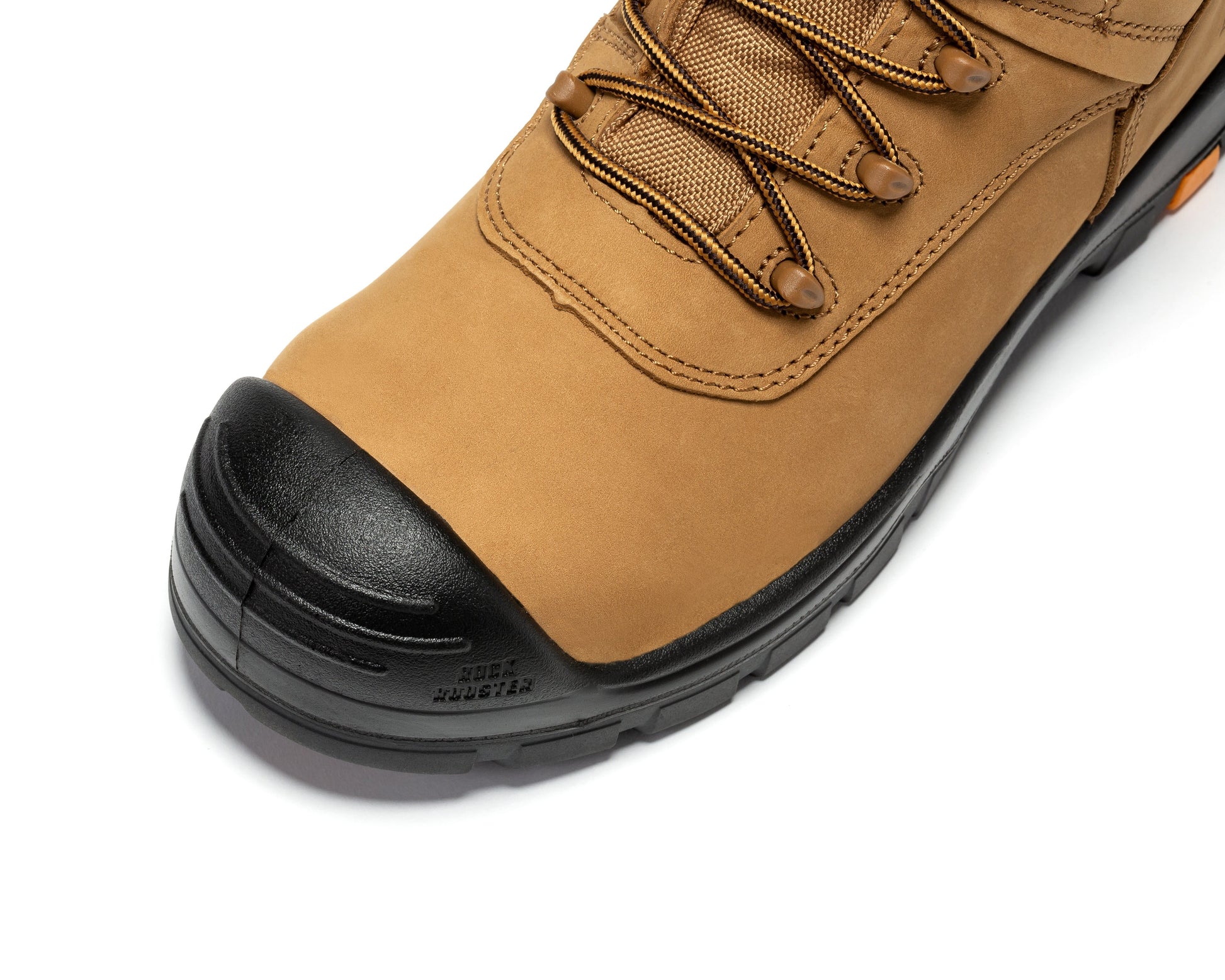 rockrooster Beaufort Men's Brown 8 inch Waterproof Composite Toe Work Boots AK831 (5)
