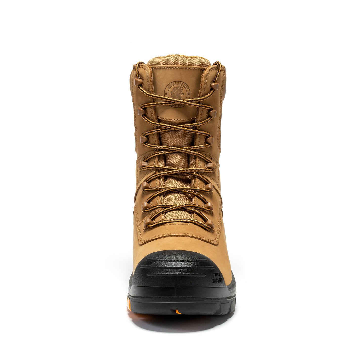 rockrooster Beaufort Men's Brown 8 inch Waterproof Composite Toe Work Boots AK831 (8)