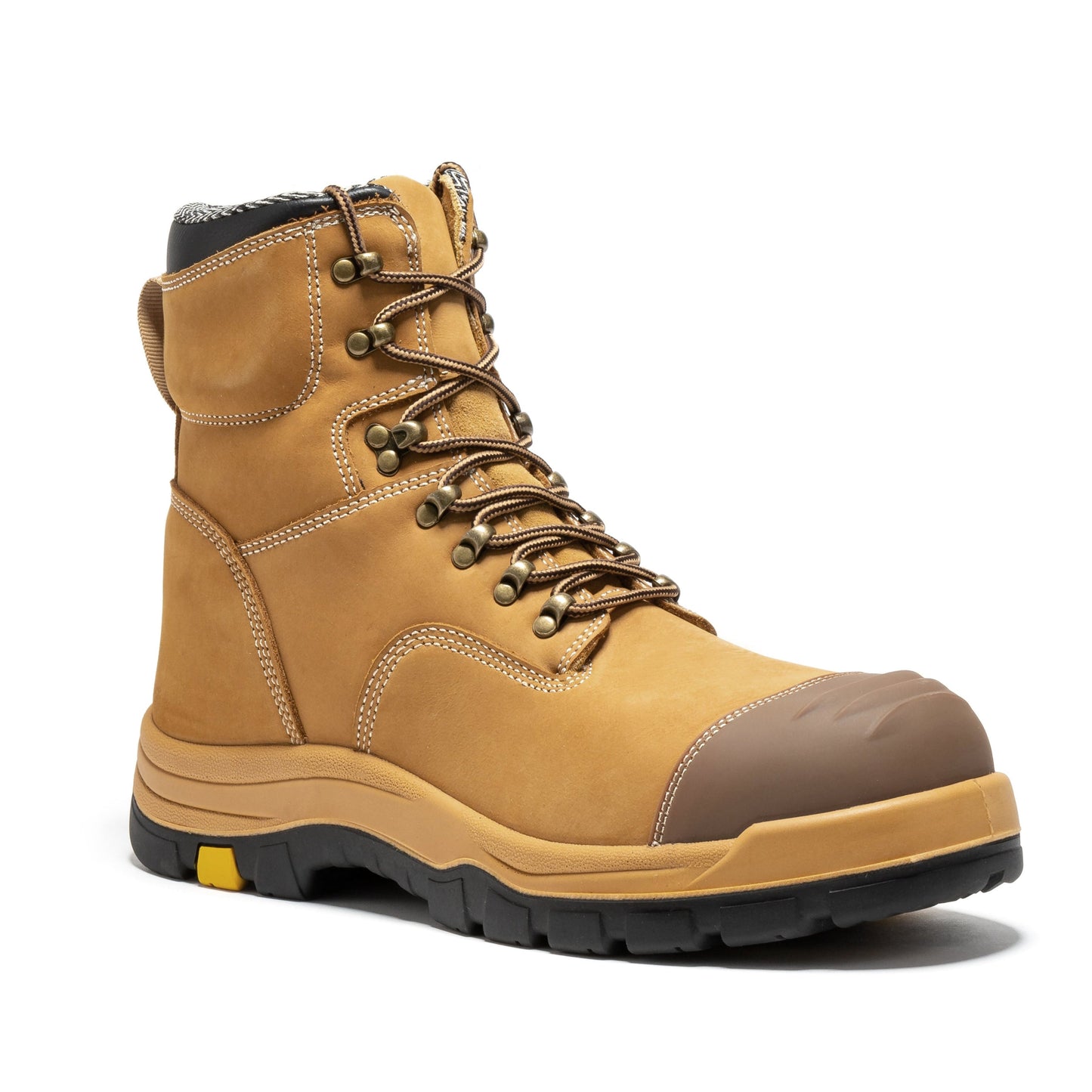 ROCKROOSTER Roslyn Black 7 inch Zip-sided Composite Toe Leather Work Boots CP245Z (9)