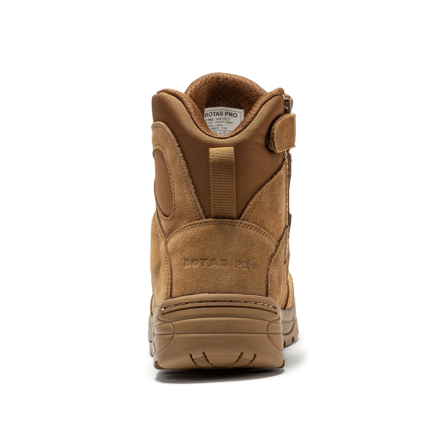 RockRooster Botas Pro Coyote Men's 6 inch Side Zipper Rubber Sole Tactical Boots BMP111CT (3)