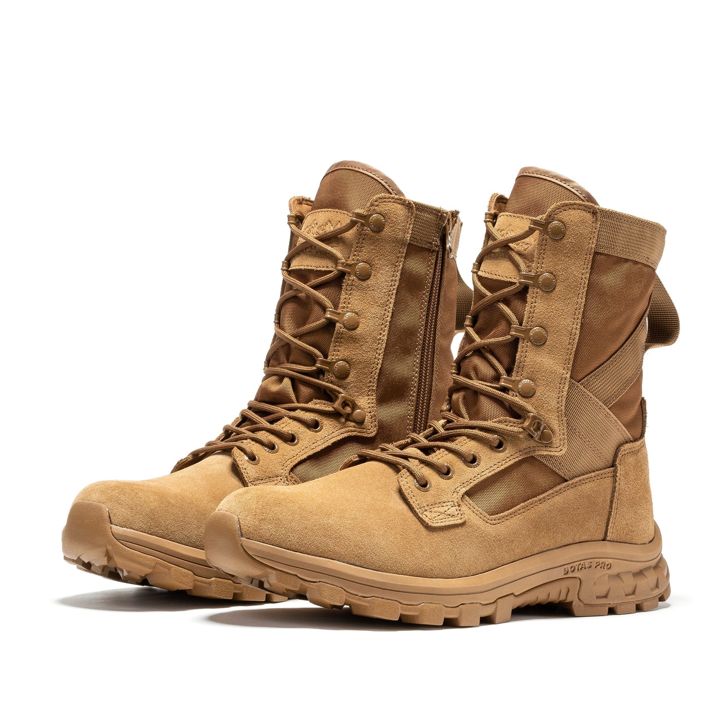 RockRooster Botas Pro Sand Men's 8 inch Side Zipper Military Tactical Boots BP401 (5)