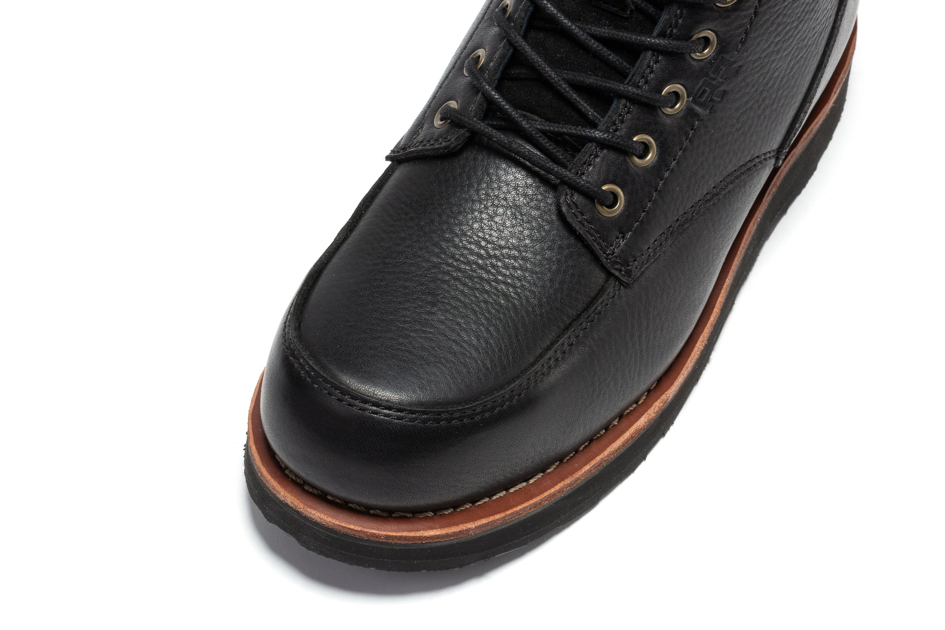 ROCKROOSTER Edgewood Men's 6 Inch Black Steel Toe Wedge Work Boots SAP610BK (8)