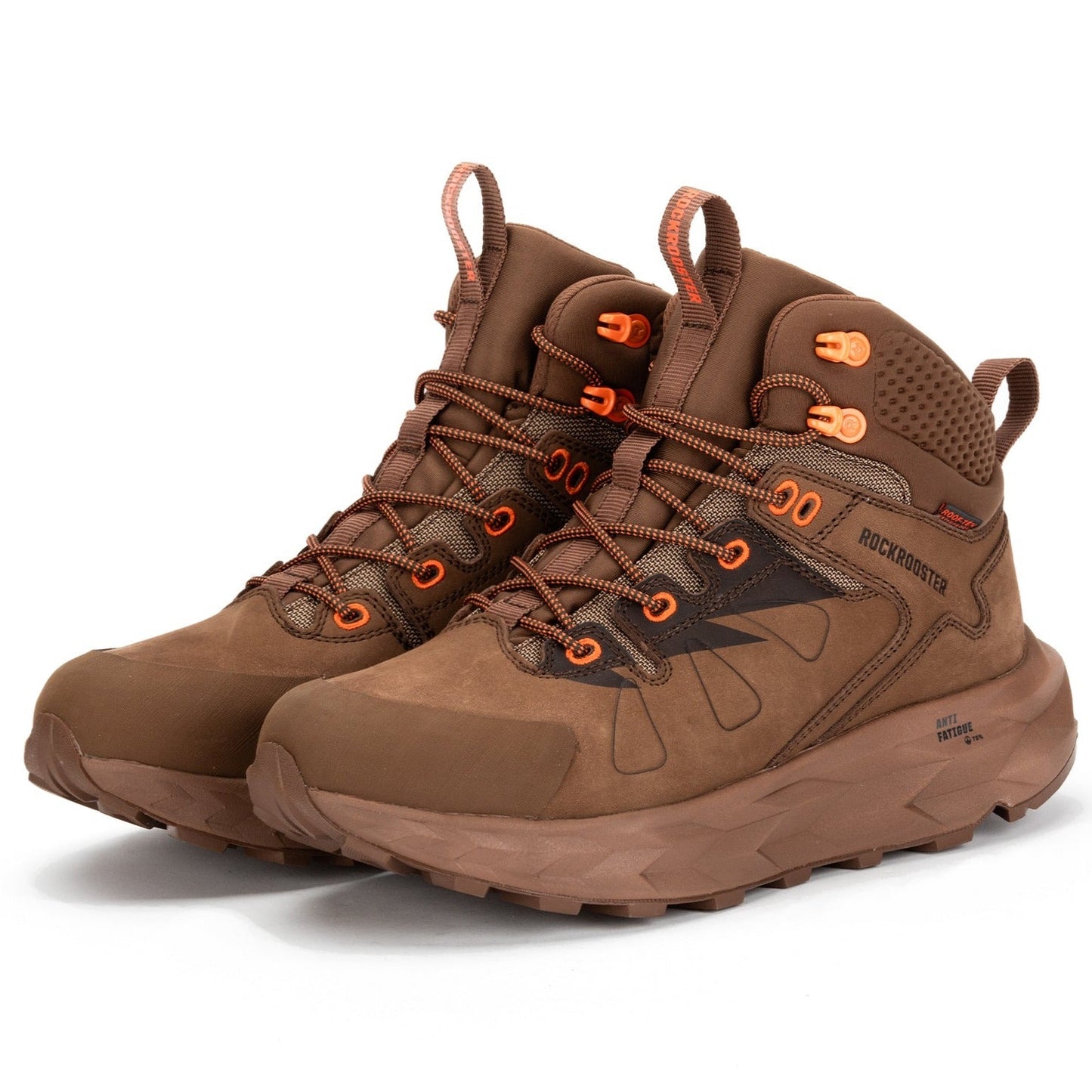 ROCKROOSTER Farmington Brown 6 Inch Waterproof Hiking Boots with VIBRAM® Outsole OC21031 (2)