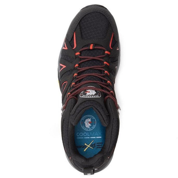 rockrooster Bedrock Black 6 Inch Waterproof Hiking Boots with VIBRAM® Outsole OT21061