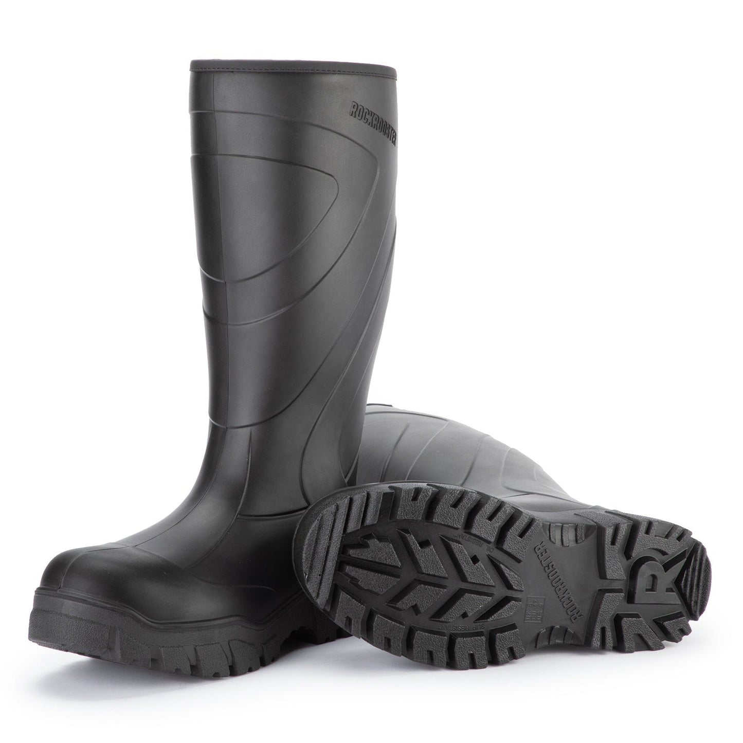 RockRooster Porter Men's PU Composite and Slip Resistant Wellington Gum Boots WS701 (5)
