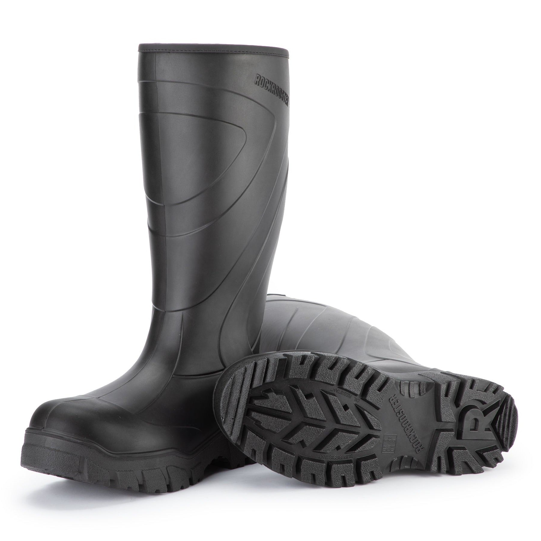RockRooster Porter Men's PU Composite and Slip Resistant Wellington Gum Boots WS701 (5)