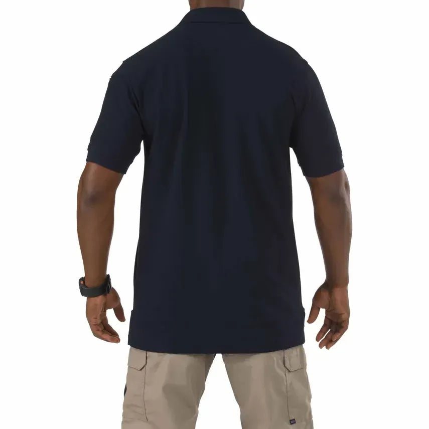 Utility Short Sleeve Polo – Dark Navy