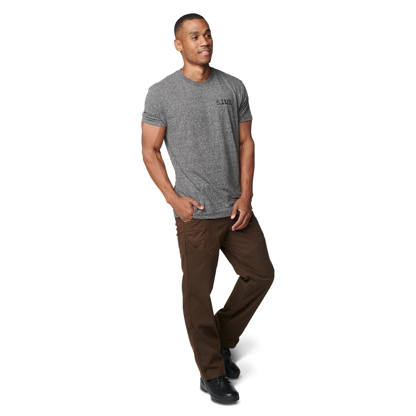 Triblend Legacy Short Sleeve Tee – Charcoal Heather