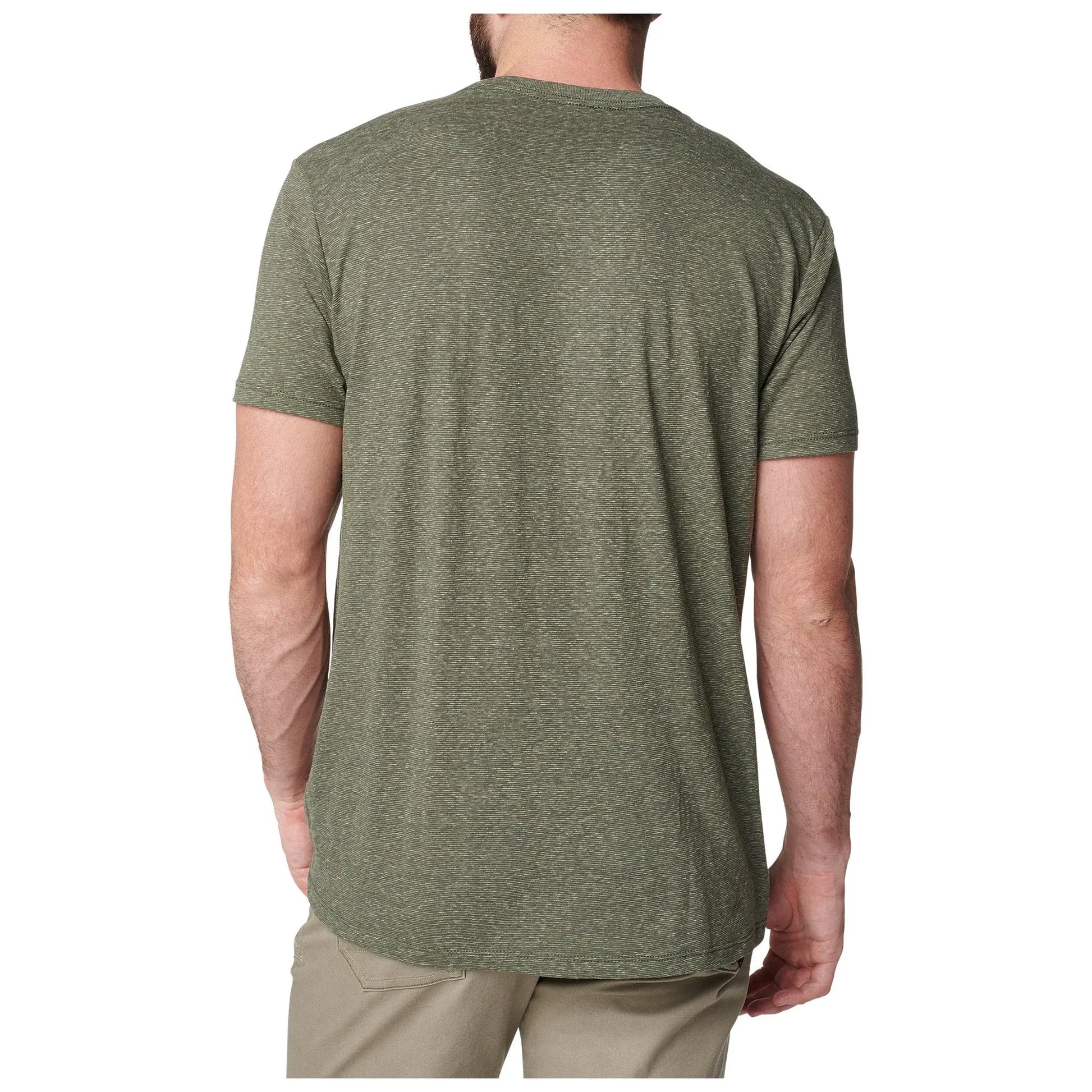 Triblend Legacy Short Sleeve Tee – Military Green Heather