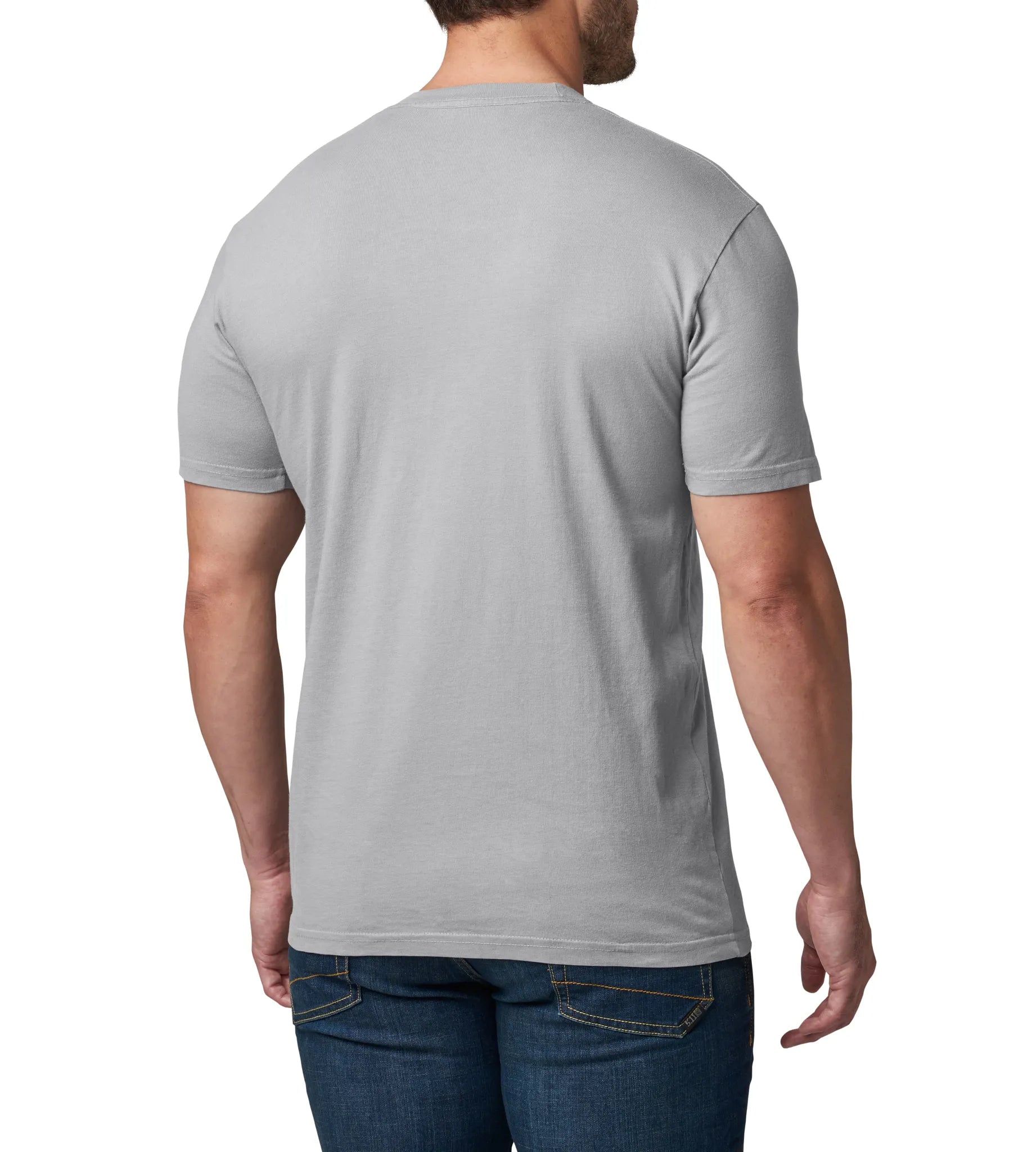 Elite Short Sleeve Pocket Tee – Grey Heather