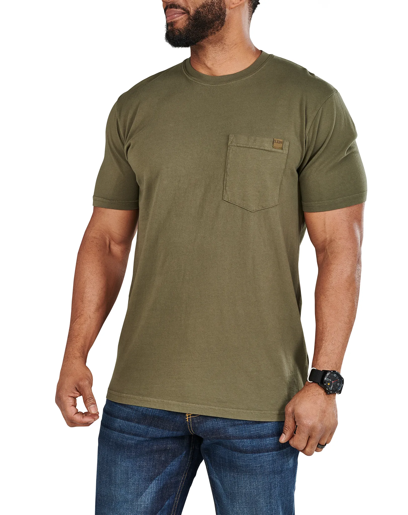 Elite Short Sleeve Pocket Tee – Ranger Green