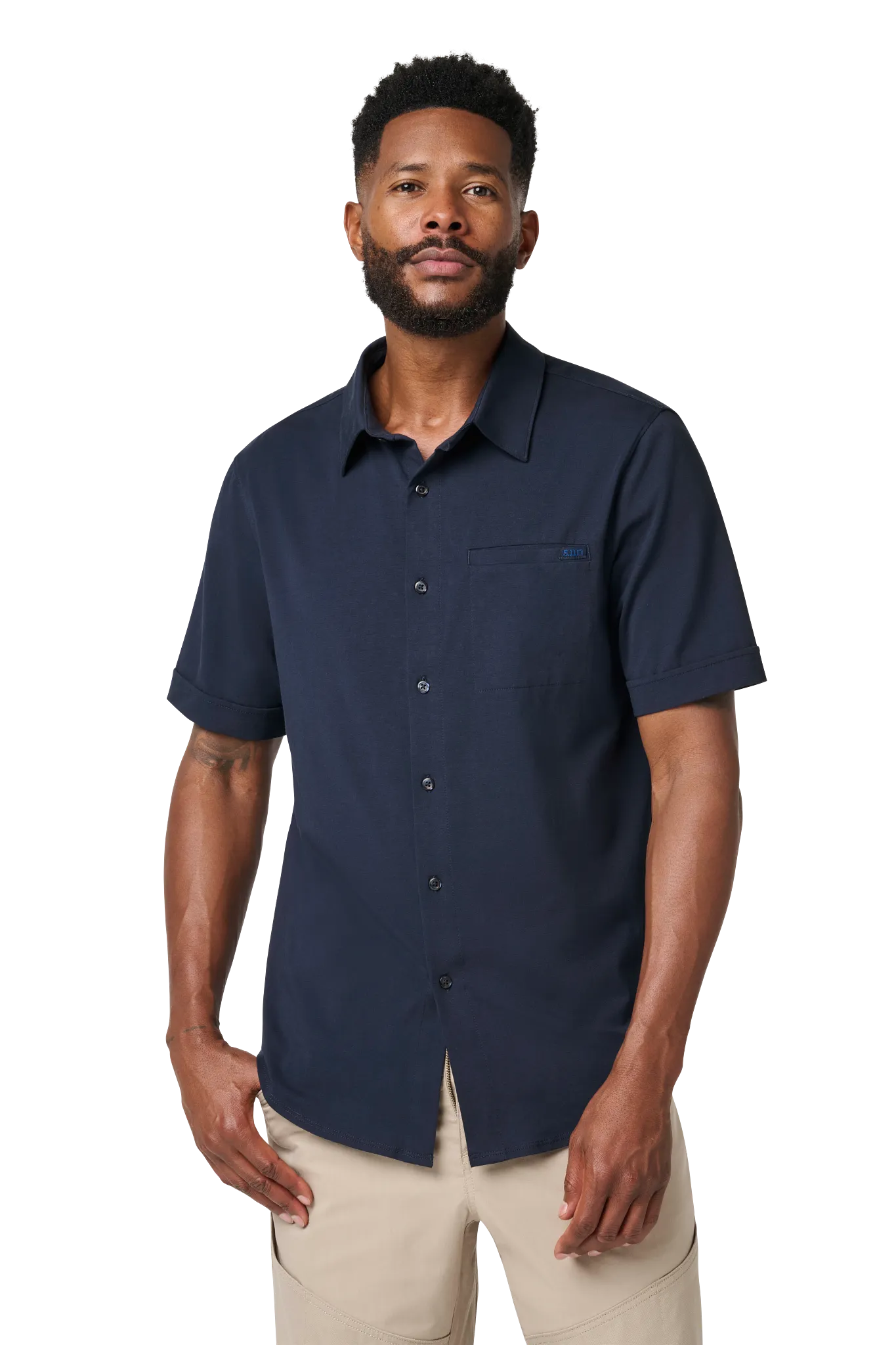 Jimmy Knit Shirt – Pacific Navy