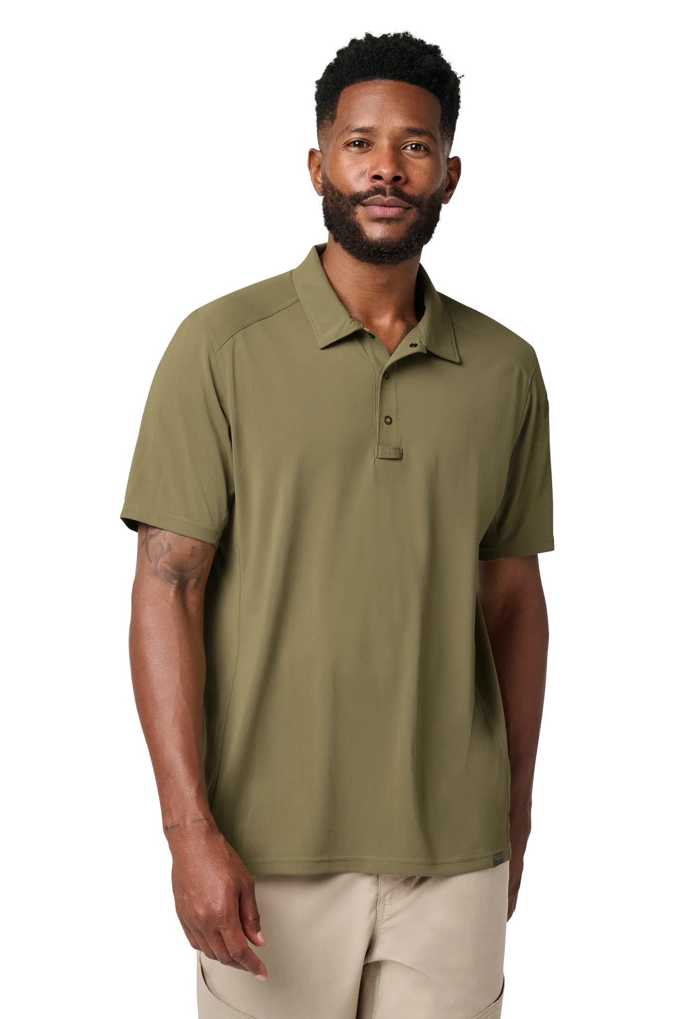 Paramount Crest Polo – Covert Green