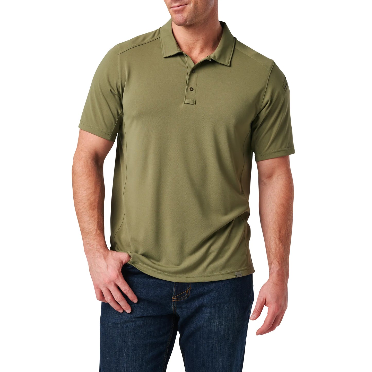 Paramount Crest Polo – Tank Green