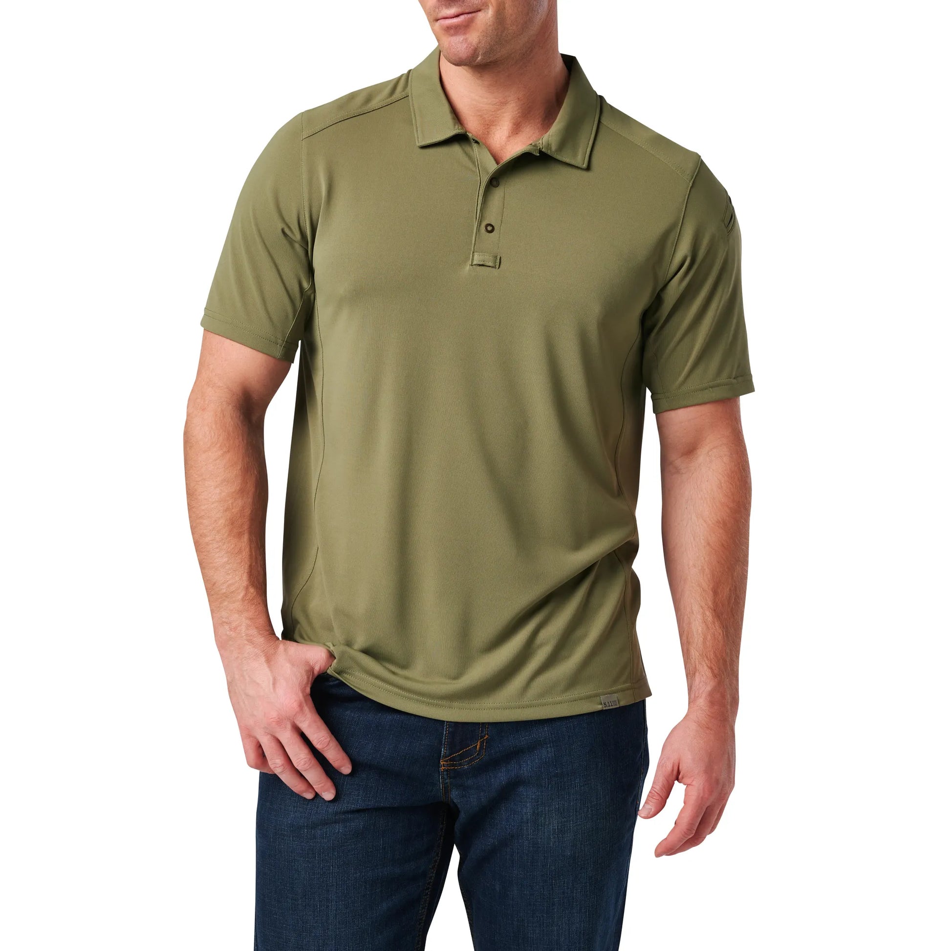 Paramount Crest Polo – Tank Green