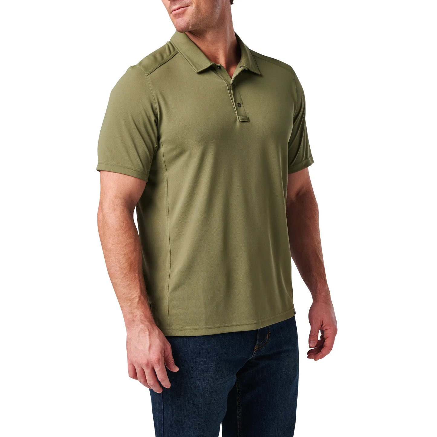 Paramount Crest Polo – Tank Green
