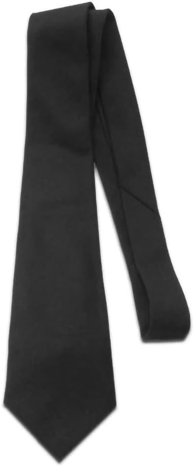 Black Standard Full Length Tie