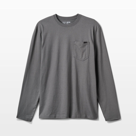 Elite Long Sleeve Pocket Tee – Storm
