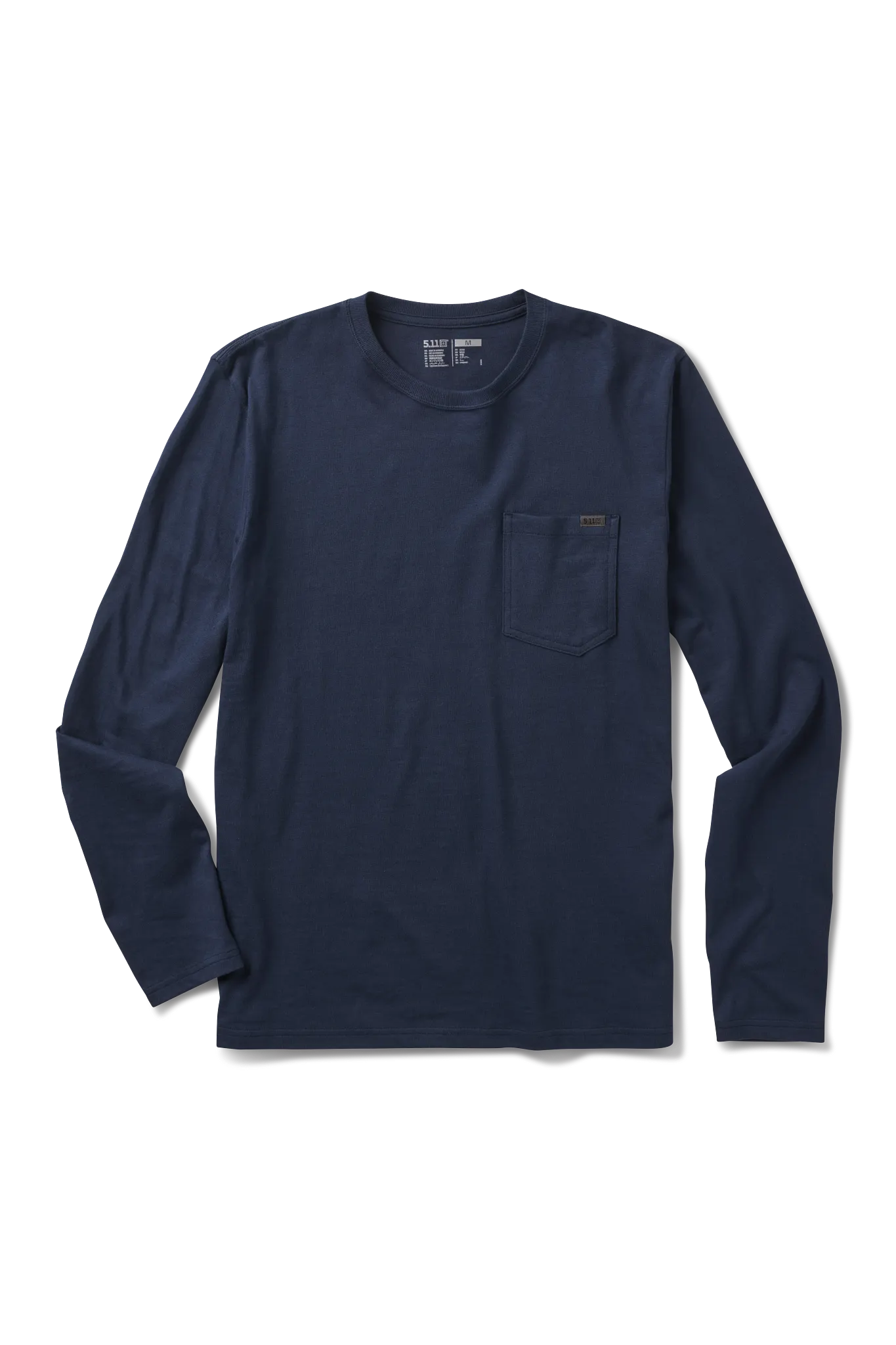 Elite Long Sleeve Pocket Tee – Pacific Navy