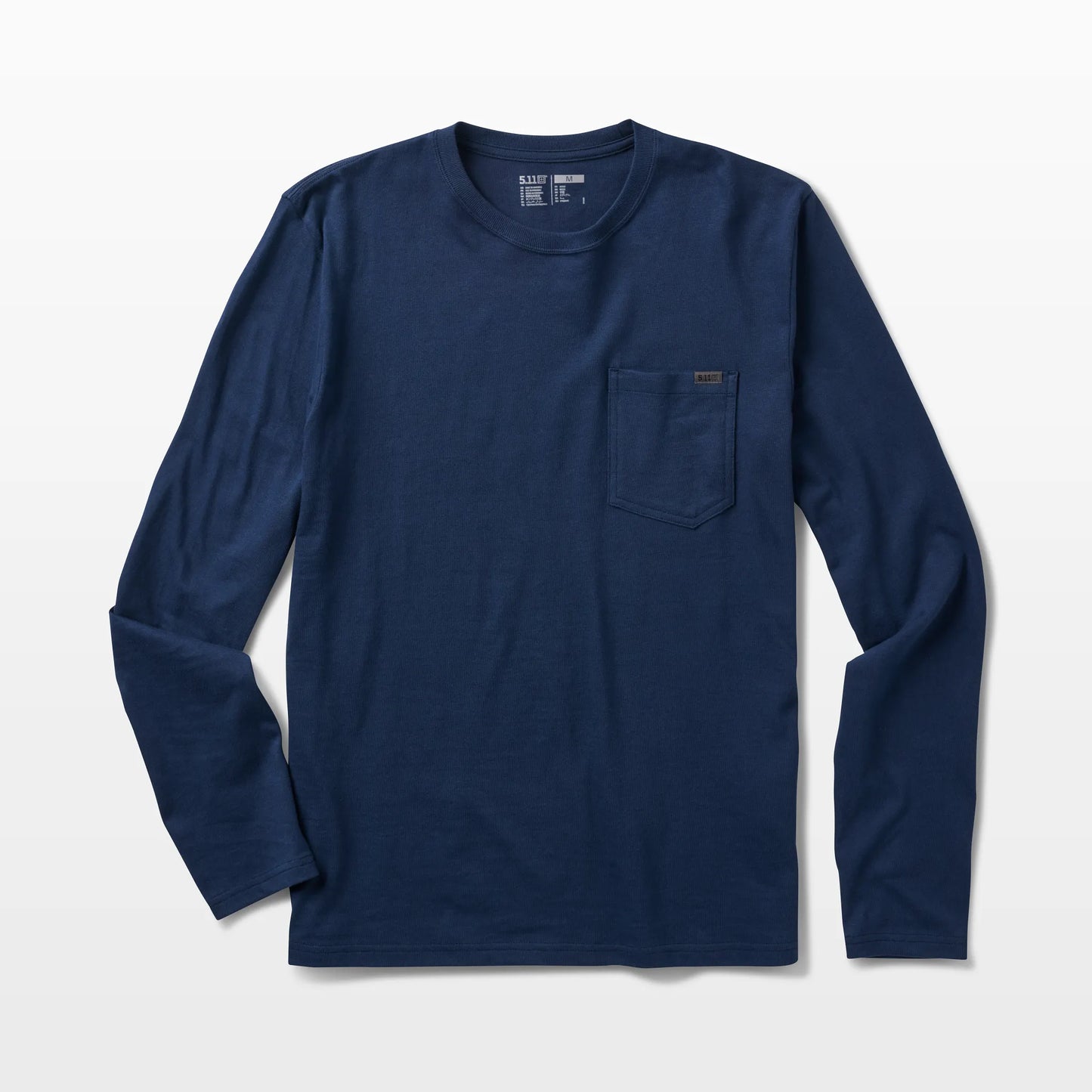 Elite Long Sleeve Pocket Tee – Pacific Navy
