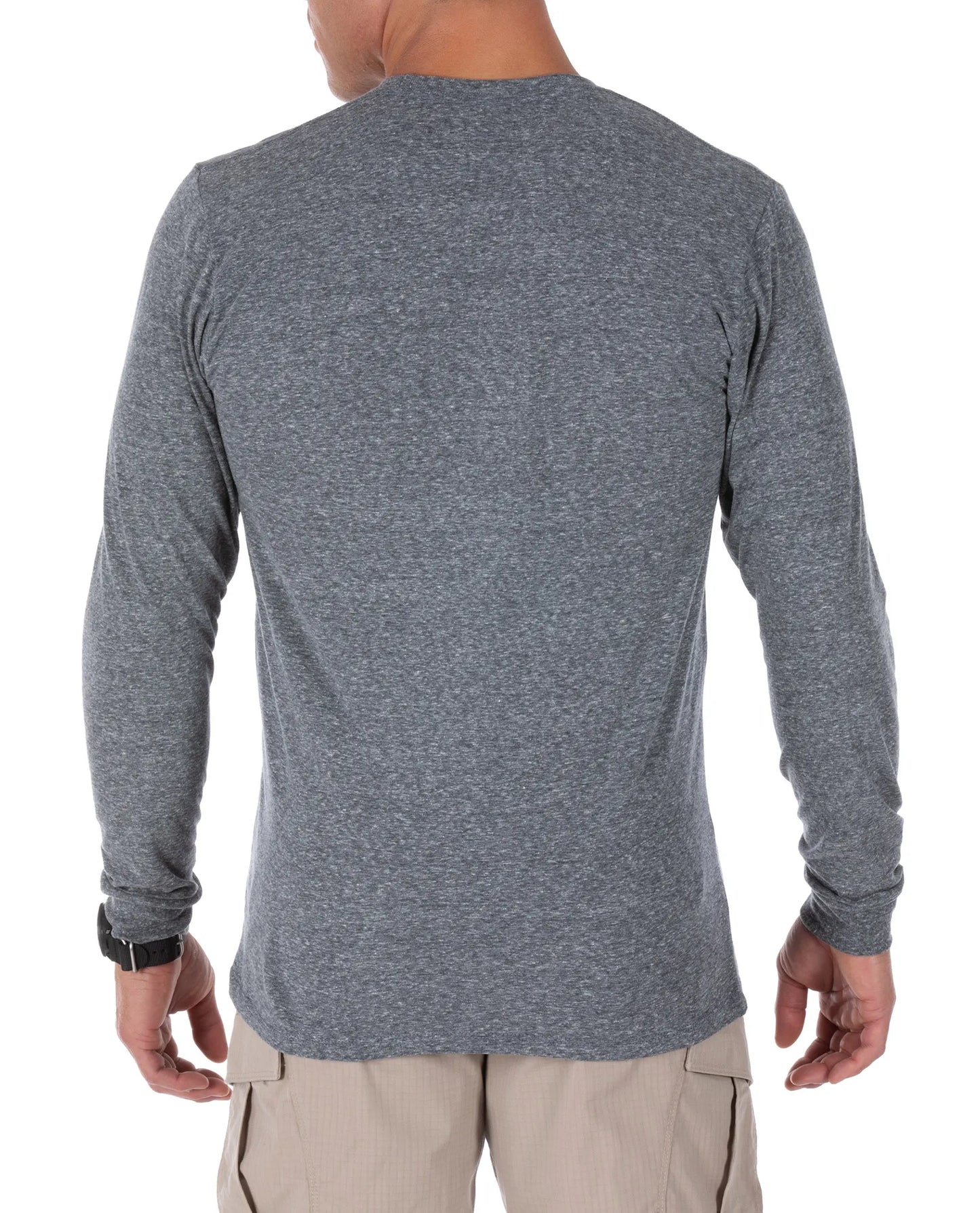 Triblend Legacy Long Sleeve Tee – Heather Gray