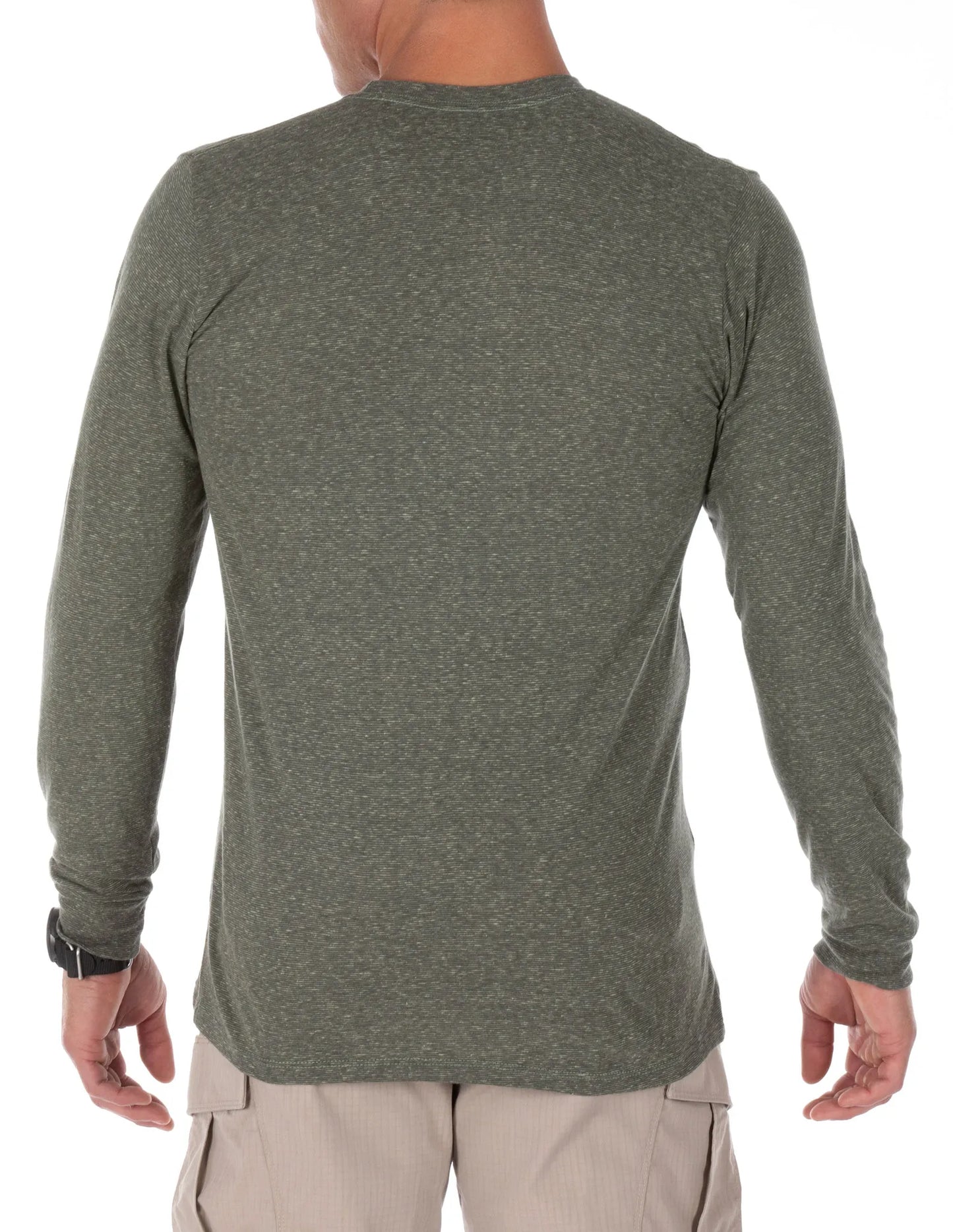 Triblend Legacy Long Sleeve Tee – Military Green Heather