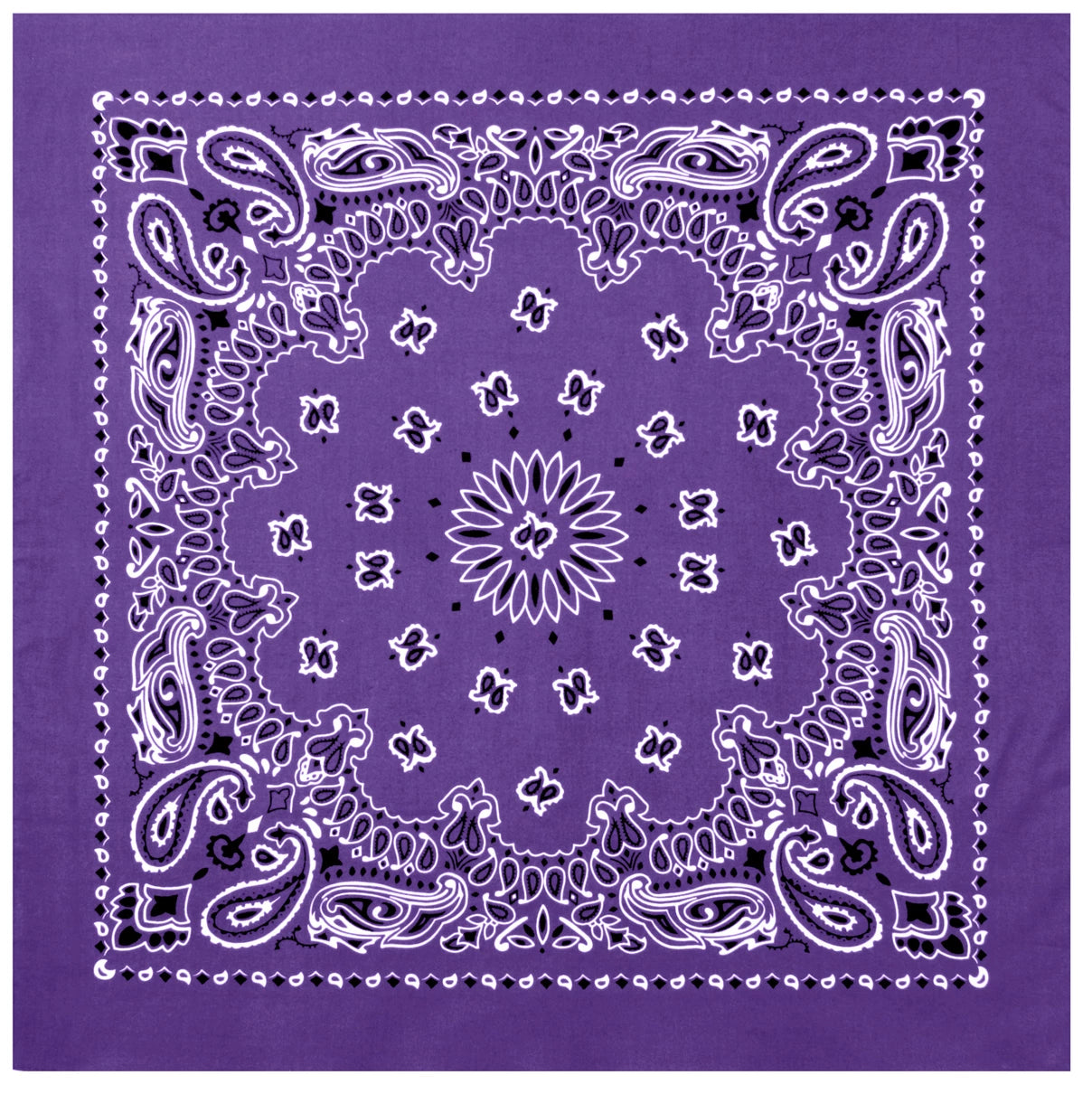 Rothco Trainmen Paisley Bandana – Extra-Large - 27” X 27"