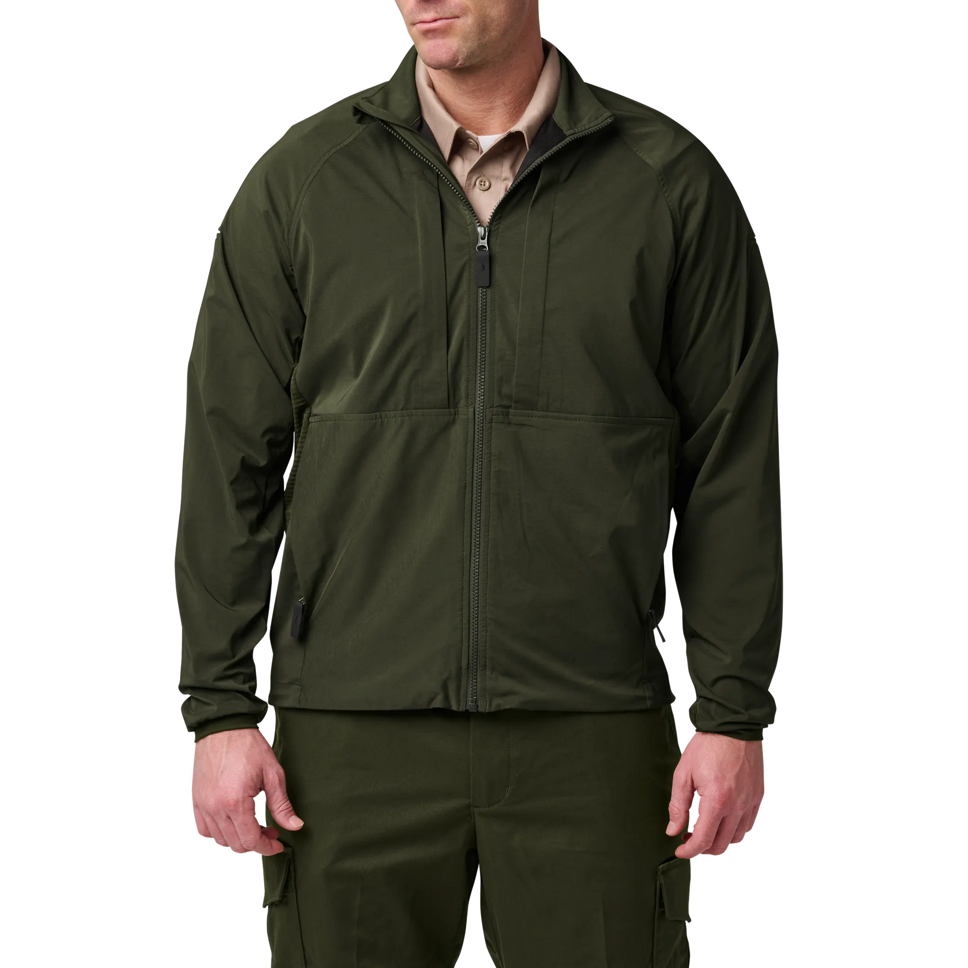 LT Stretch Windshell Jacket – Sheriff Green