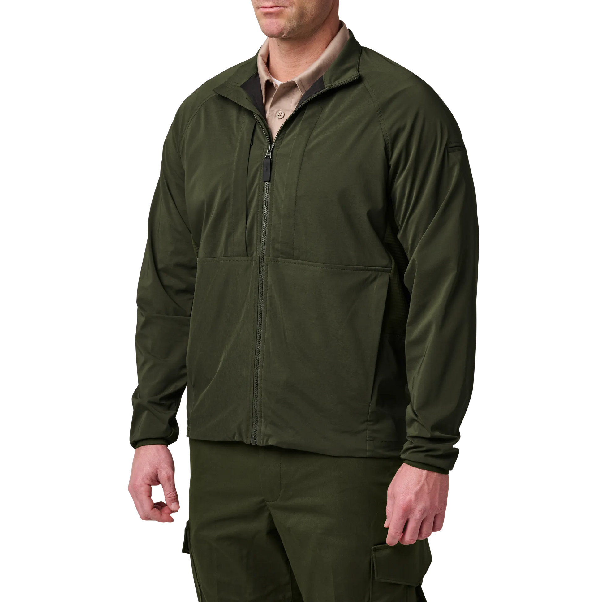 LT Stretch Windshell Jacket – Sheriff Green