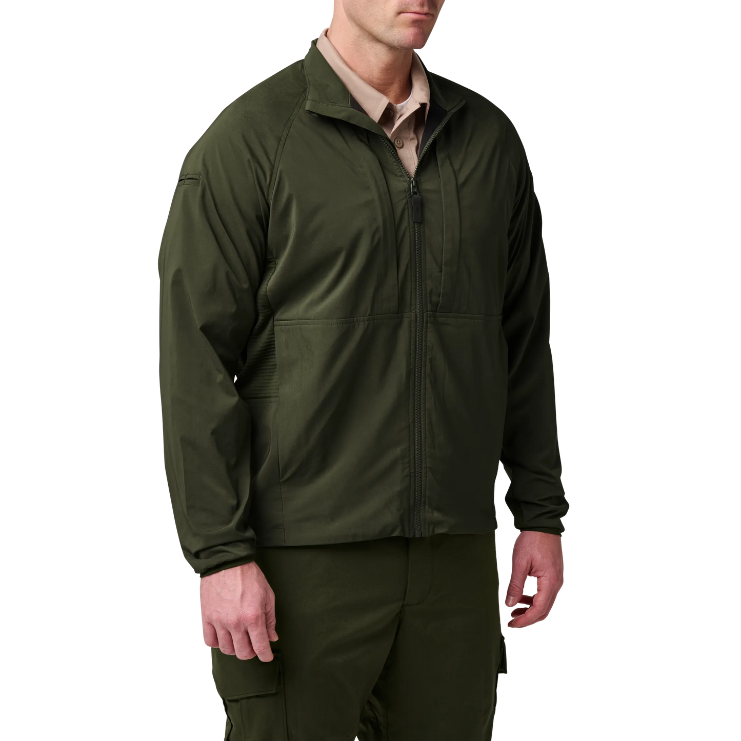 LT Stretch Windshell Jacket – Sheriff Green
