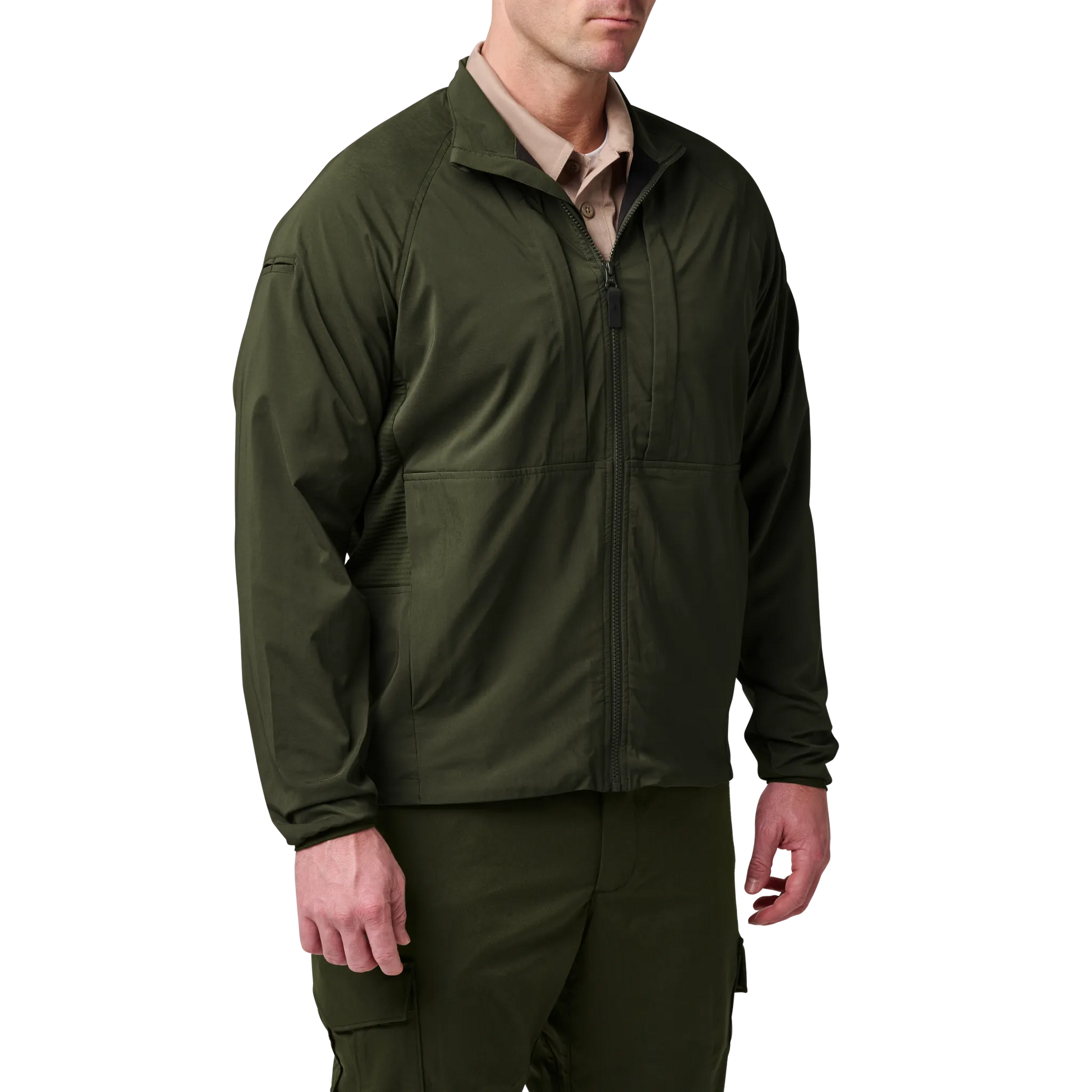 LT Stretch Windshell Jacket – Sheriff Green