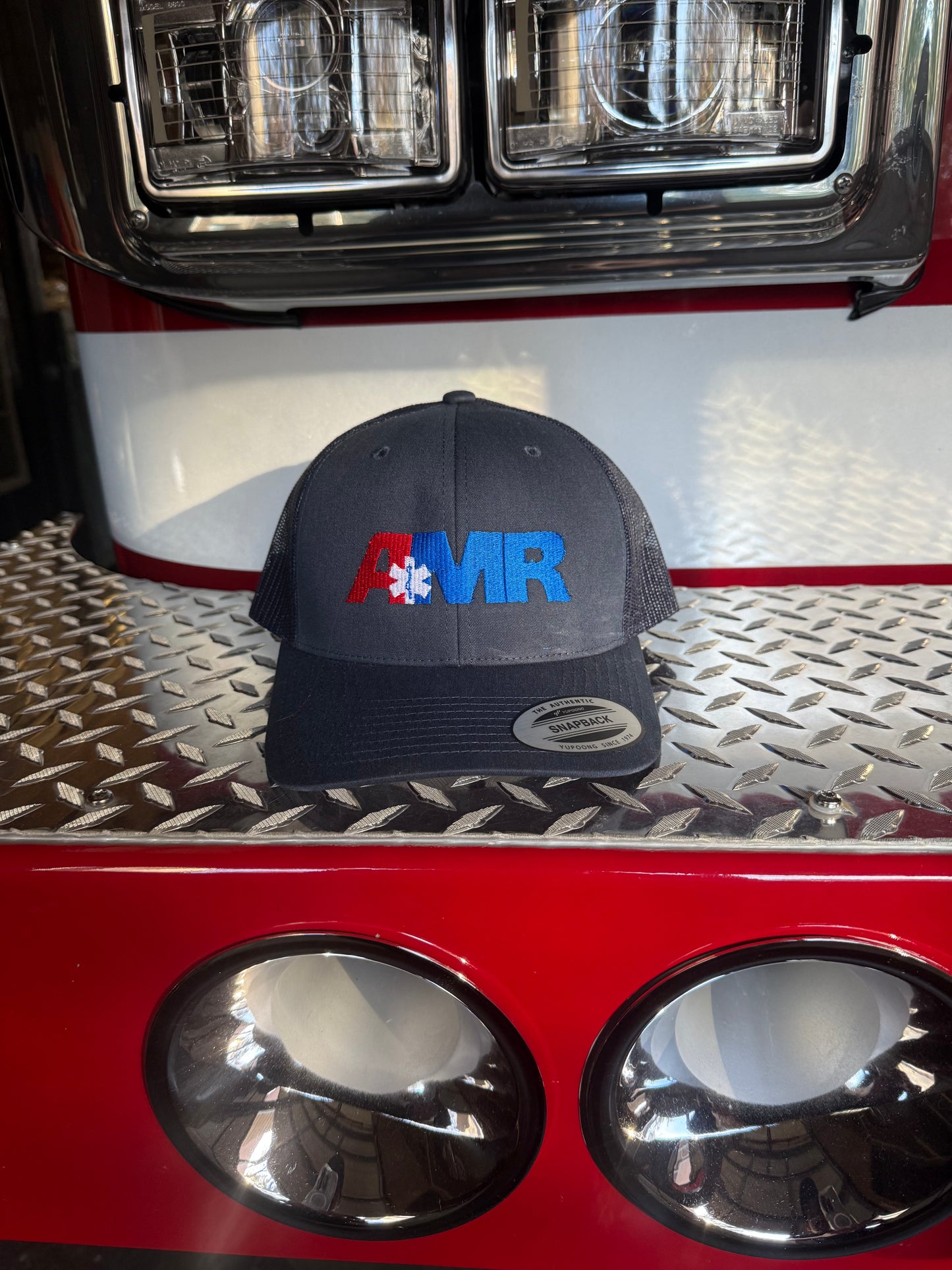 AMR Trucker Hat - side view