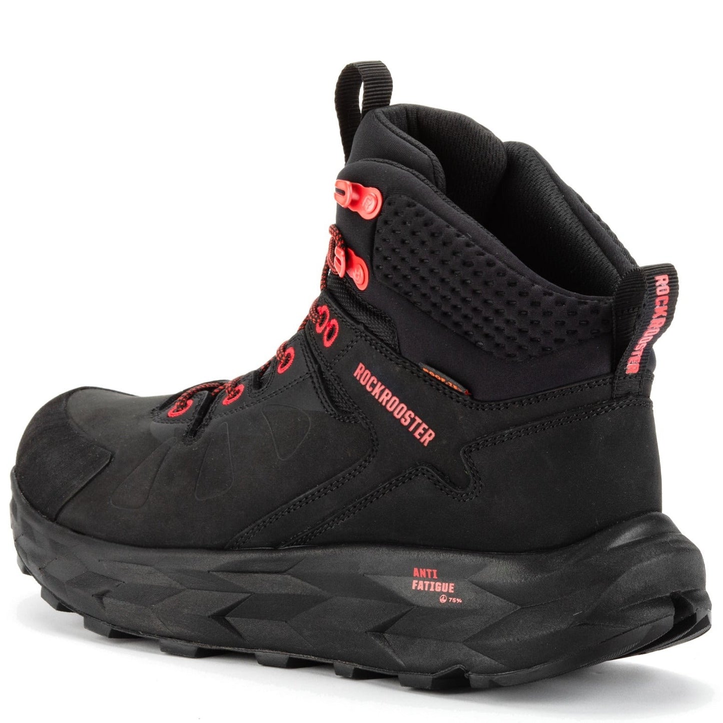 ROCKROOSTER Farmington Black 6 Inch Waterproof Hiking Boots with VIBRAM® Outsole OC21034 (3)