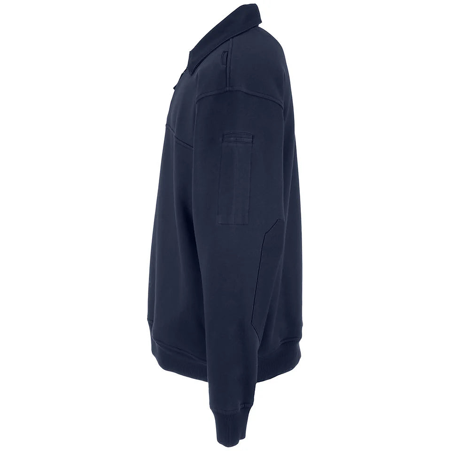 5.11 1/4 Zip Job Shirt 2.0 With Canvas - Midnight Navy - back view