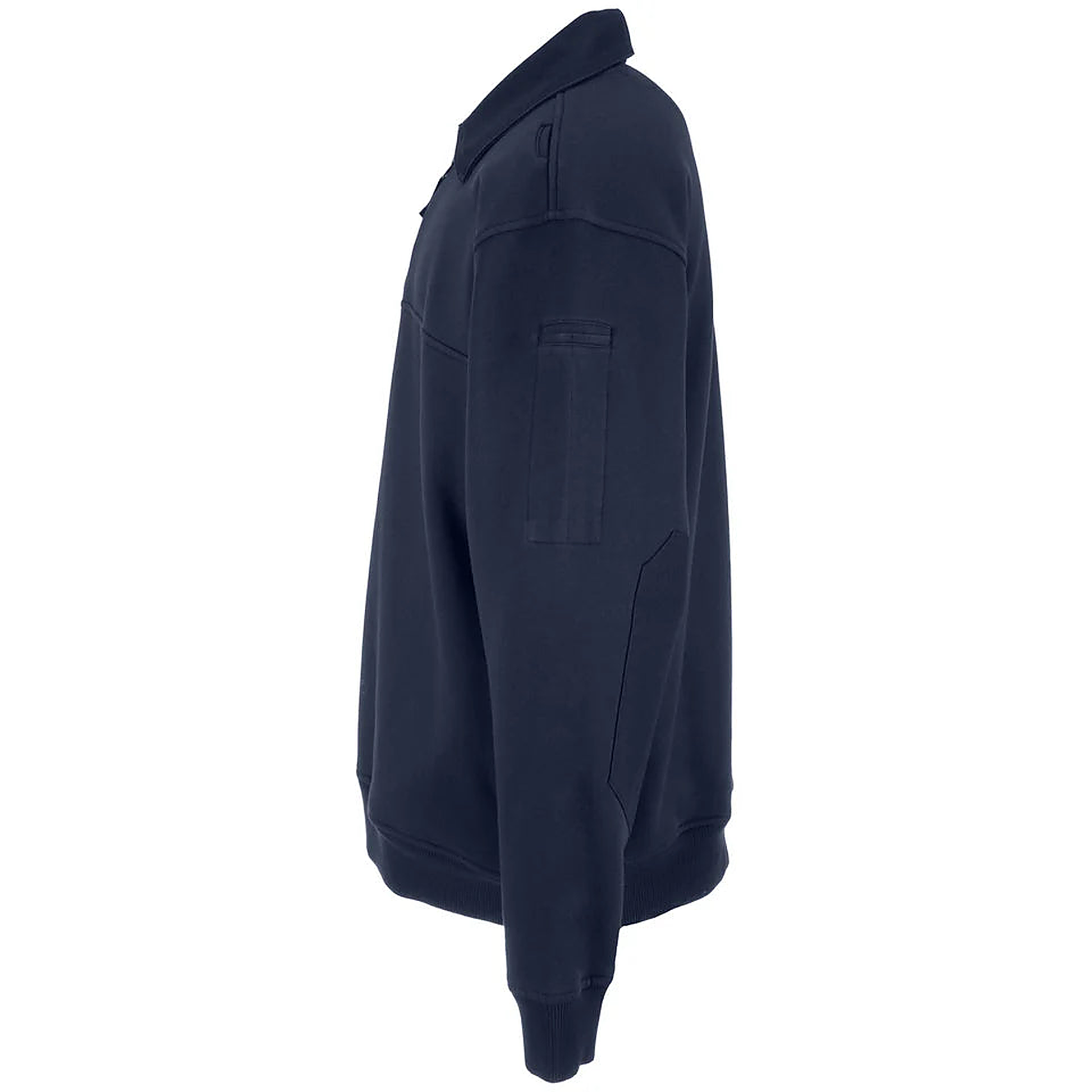 5.11 1/4 Zip Job Shirt 2.0 With Canvas - Midnight Navy - back view