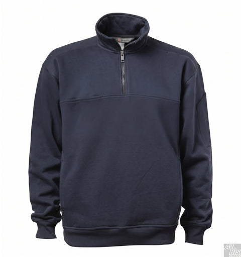 5.11 Mens Quarter Zip Job Shirt 2.0 Soft Collar - Midnight Navy