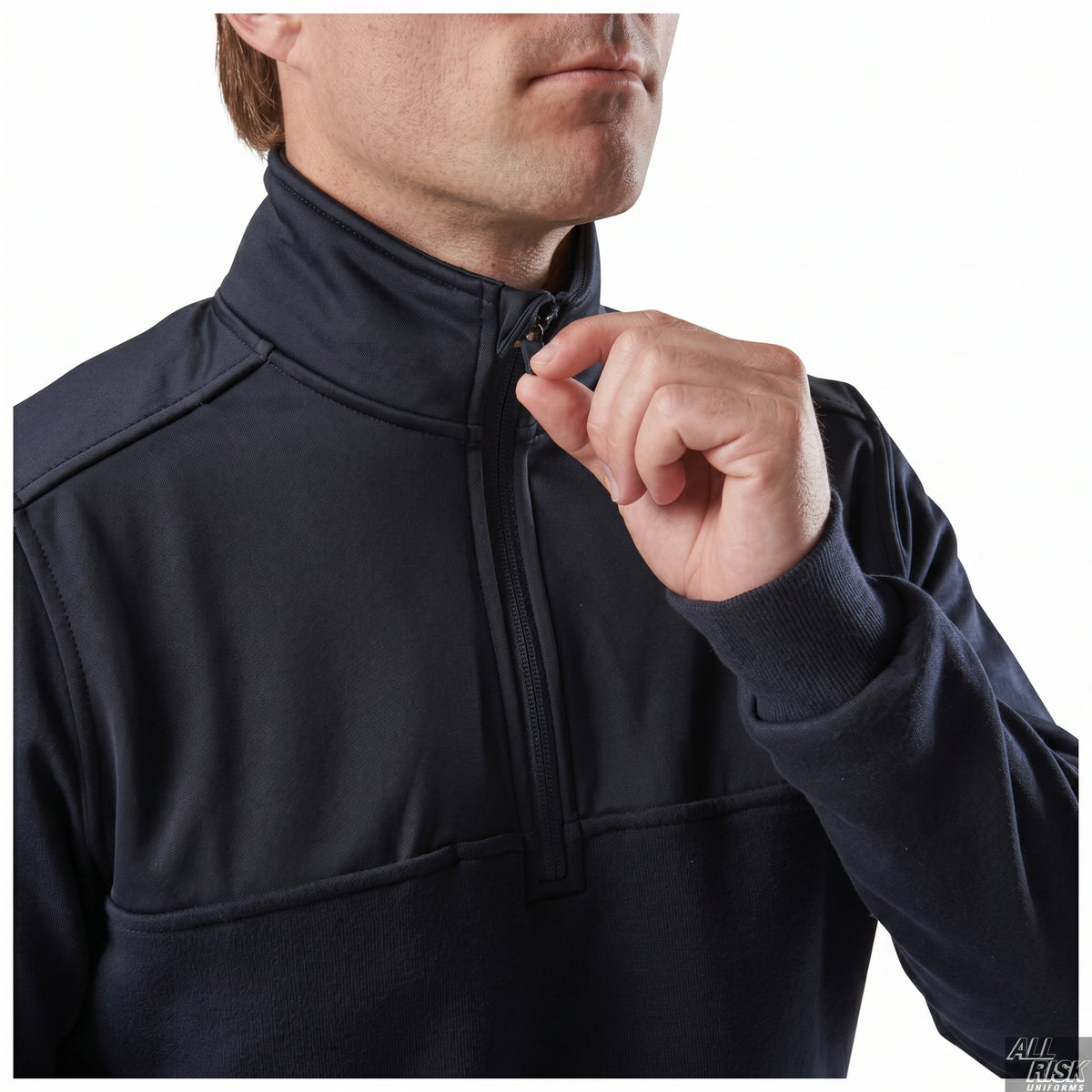 CAL FIRE 5.11 1/4 Zip Water Repellent Job Shirt - back view